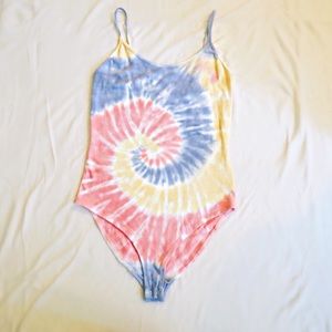 Forever 21 Tie-Dye Cami Bodysuit
